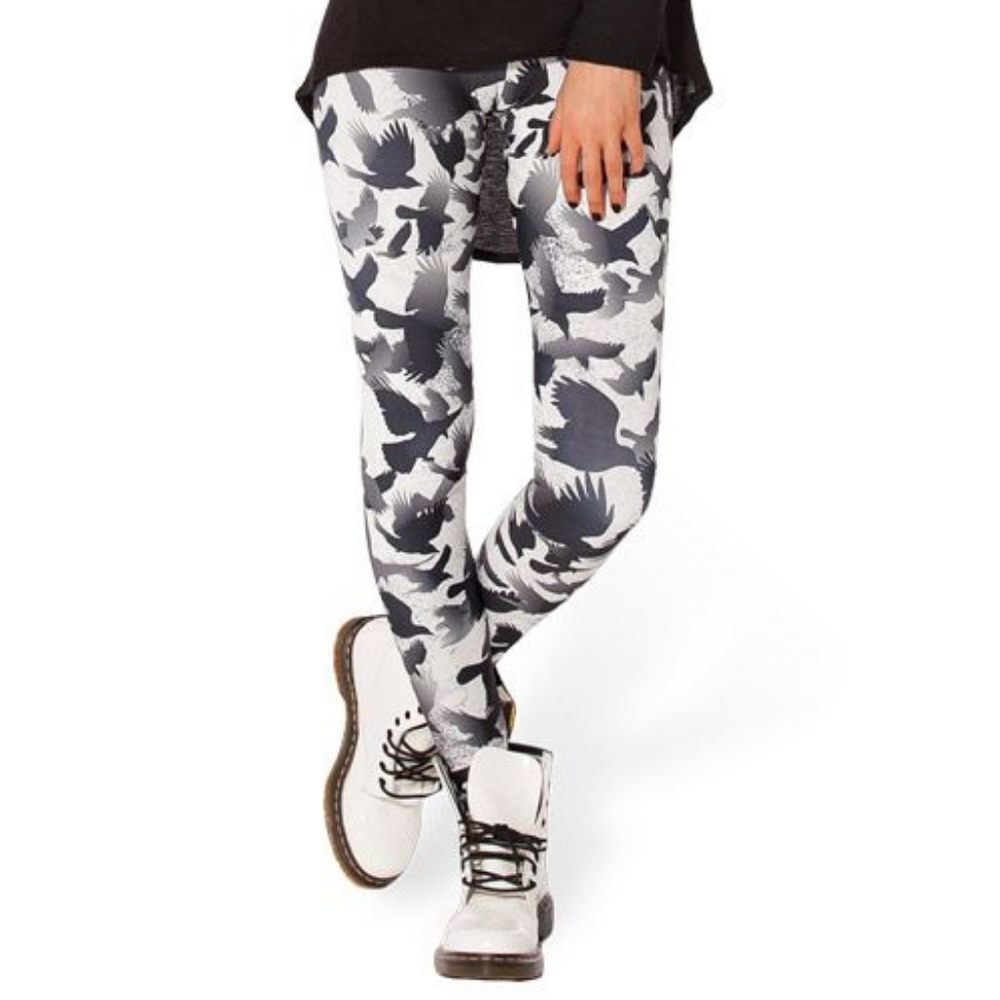 BlackMilk Raven Toasties Leggings Large